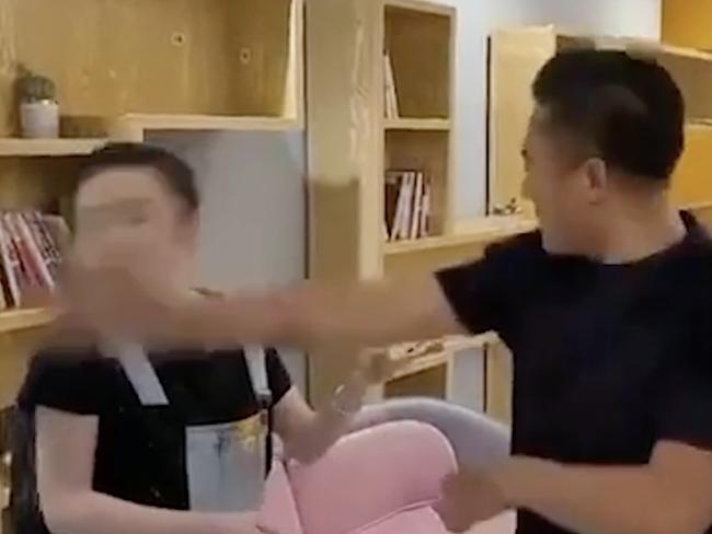 Shocking video has emerged of an assault about an alleged pay dispute in a Gouger St bubble tea shop.