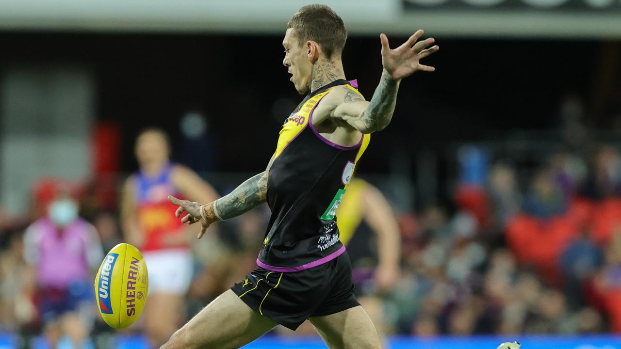 Matt Parker made his debut for Richmond last Friday (Photo by Russell Freeman/AFL Photos via Getty Images)