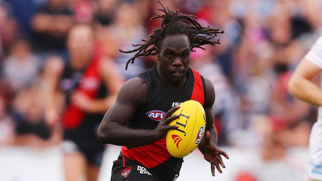 Anthony McDonald-Tipungwuti has worked hard to make his AFL career a reality. Picture: Michael Klein