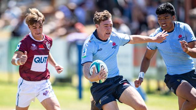 NSW player Rex Bassingthwaighte in the Super Rugby U16 series. Picture: Julian Andrews