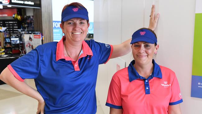 THE SCOOP: Wendy’s Yeppoon owner Anne Fursman and store manager Kelly Welfare at the milkbar’s future site in Yeppoon Central shopping centre