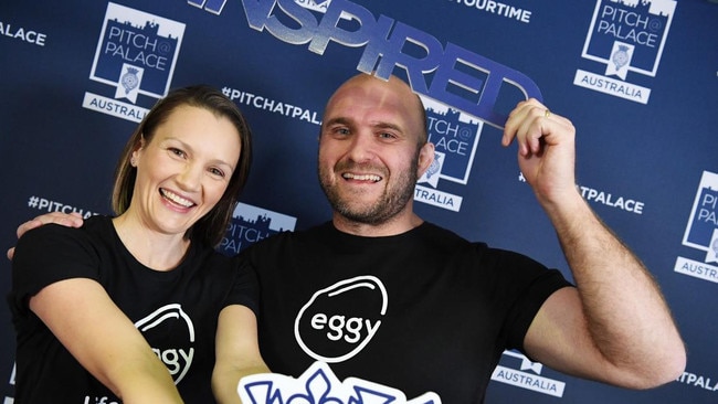 The brains behind start-up Eggy. Picture: Cavan Flynn