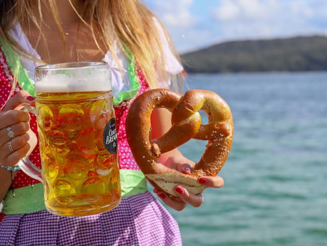 EAT STREET + Oktoberfest 2024 - The Bavarian Manly Wharf - Bierstein and Pretzel, photo - Jenifer Jagielski