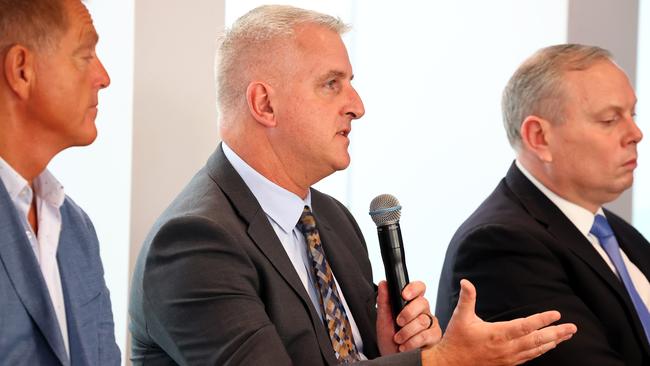 Nic Maan, KBR vice president of government solutions Asia Pacific, at the Defending Australia roundtable held at The Advertiser earlier this year. Picture: Kelly Barnes