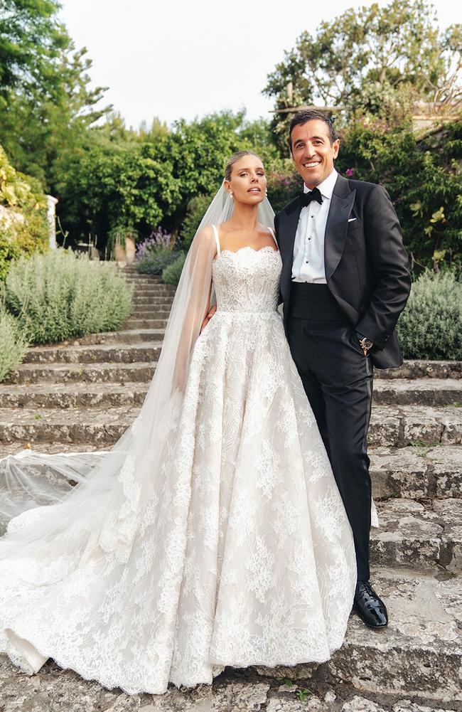 Tash Oakley and Theo Chambers wedding. Photo: Supplied