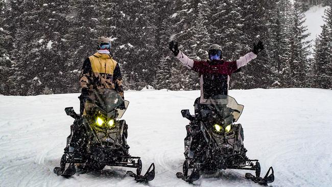 Snowmobiling in Telluride. Picture: Jeremy Drake