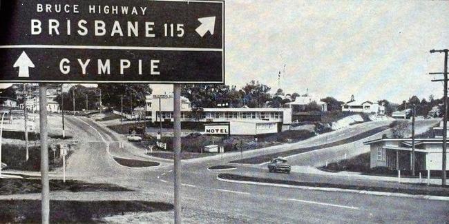 50 YEARS AGO: Only 115 miles to Brisbane via the Gympie town centre 'bypass' after it's completion in 1968. In another three years the Bruce Hwy will completely bypass the city of Gympie - will the city thrive or die? Picture: Gympie. The treasure is the Town