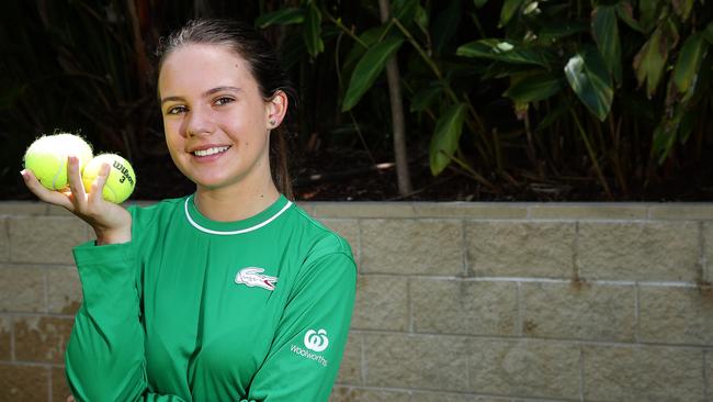 Georgia Gray has been training for six months for her role as a Ball Kid.
