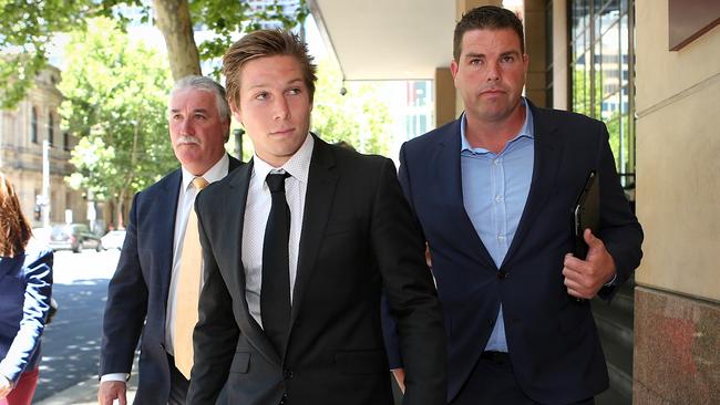 *Shannon Deery has ID'd* CONTEST mention at Melbourne Magistrates Court for GWS midfielder Toby Greene who is on assault charges following a pub brawl. Picture: Mark Stewart