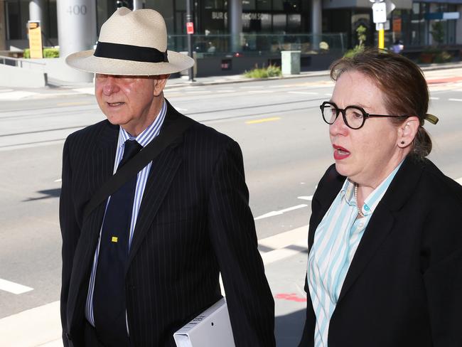 Jarryd Hayne's legal team, Phillip Boulten SC, and solicitor Penny Musgrave. Picture: NCA NewsWire/Peter Lorimer