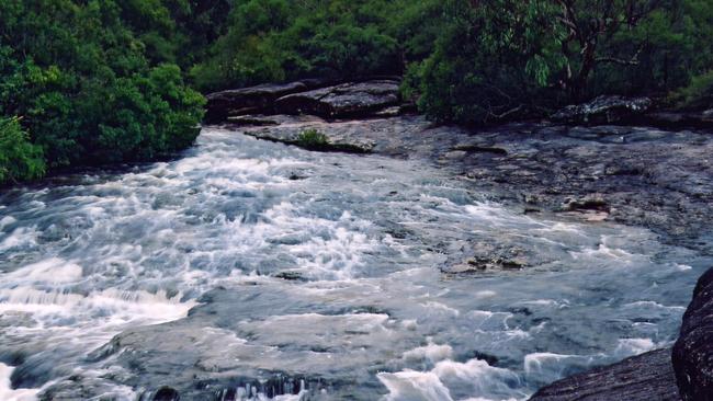 The Cascades in Garigal National Park are running again after recent rain. Picture: Supplied