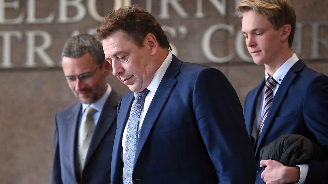 Former AFL player and coach Mark 'Bomber' Thompson faced the Melbourne Magistrates Court on Wednesday.