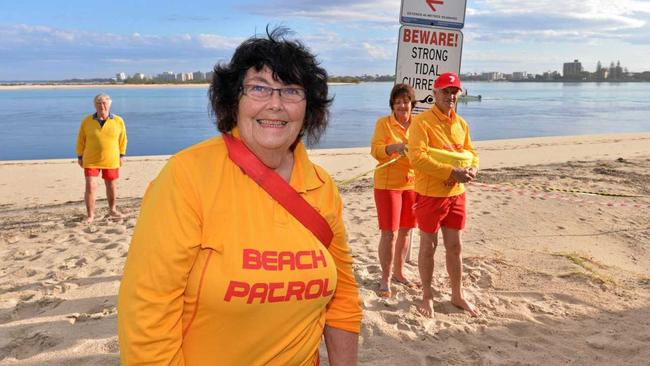 Long-time Caloundra resident and lifesaver Patricia Barry. Picture: John McCutcheon