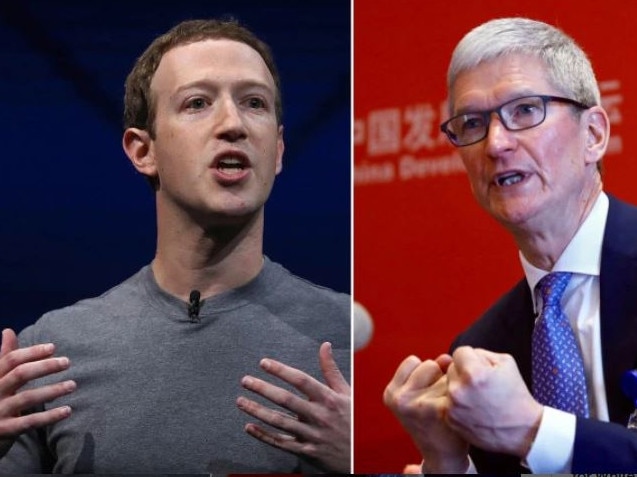 Mark Zuckerberg Tim Cook