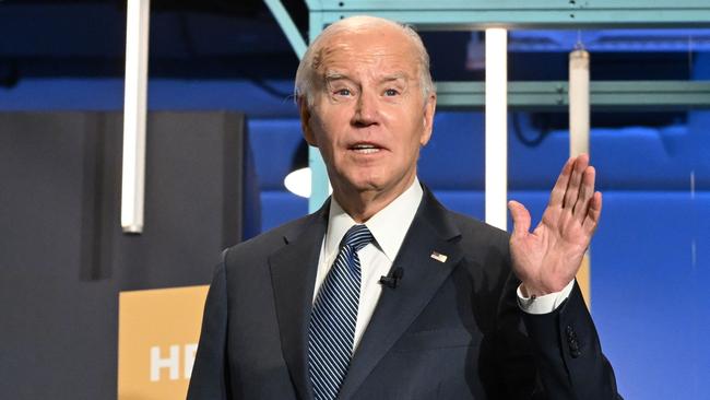 A CNN survey contained damning verdicts by voters on Joe Biden’s performance and advancing age, suggesting he has become the problem just when his party has found a winning formula. Picture: AFP