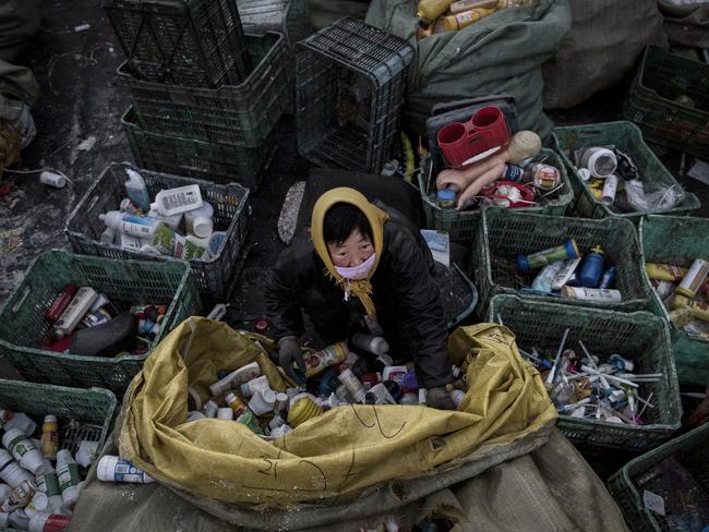 China will stop taking many items of “foreign garbage”. Picture: Kevin Frayer