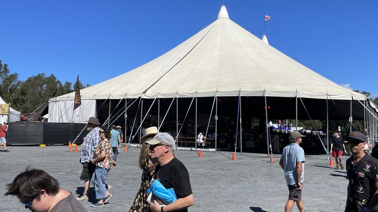 Bluesfest at Byron Bay's Tyagarah show ground. Picture: Savannah Pocock