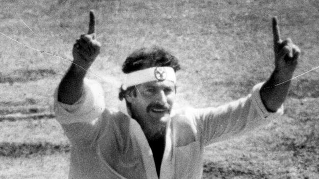 Not today, DK — Dennis Lillee just missed out on the top ten. Picture: News Corp