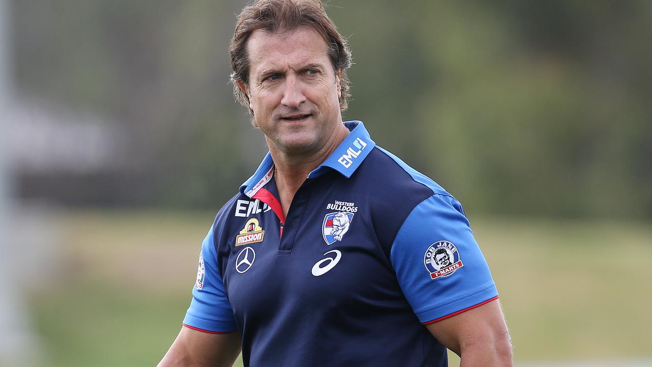 Gordon expects Luke Beveridge to coach the Bulldogs for a “long time”. Picture: Michael Klein