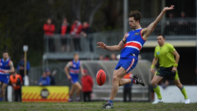 Frank Anderson has interviewed with four clubs ahead of the draft. Picture: James Ross/AAP