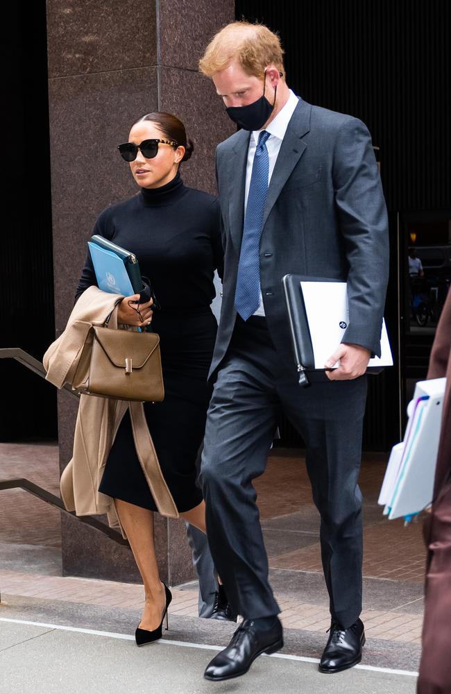 Meghan’s tour of New York was basically a catwalk. Picture: Gotham/GC Images