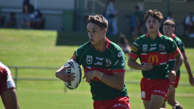 Meninga Cup semi-final action between the Redcliffe Dolphins and Wynnum-Manly Seagulls. Saturday April 15, 2023.