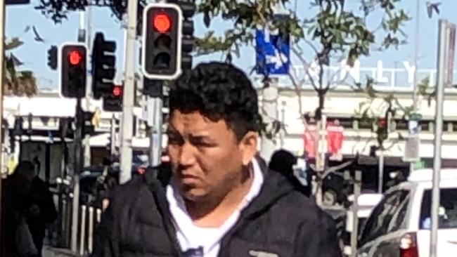 Jigme Wosel, of Dee Why, outside Manly Local Court, where he was sentenced for running a red light in the garbage truck. Picture: Jim O'Rourke