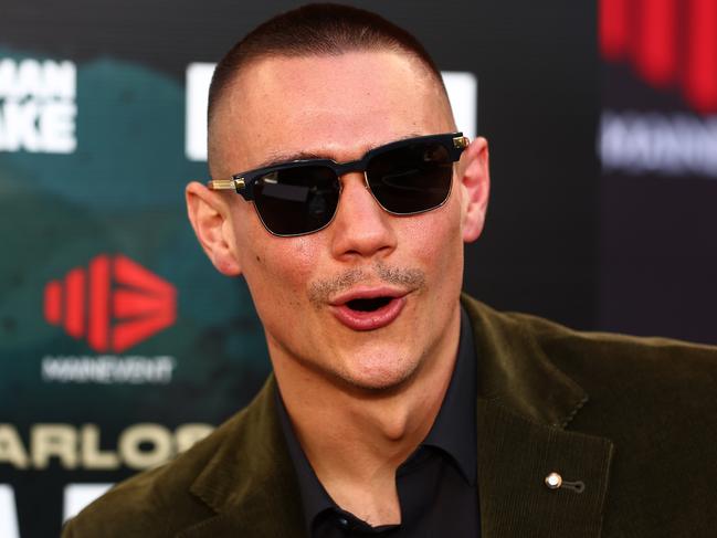 GOLD COAST, AUSTRALIA - JUNE 16: Tim Tszyu speaks to media during the Tim Tszyu v Carlos Ocampo official press conference at Pacific Fair on June 16, 2023 in Gold Coast, Australia. (Photo by Chris Hyde/Getty Images)