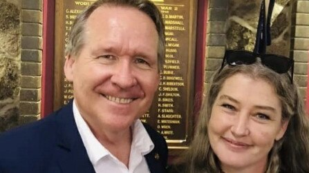 Ipswich West Labor MP Jim Madden and his then girlfriend Sarah Grist. Picture: Sarah Grist