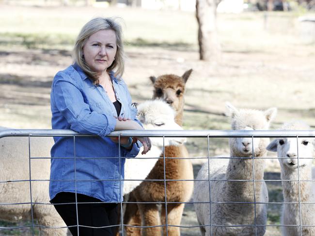 Sonia Crestani said she would have to decide to either sell her animals or push through. Picture: AAP Image/David Swift