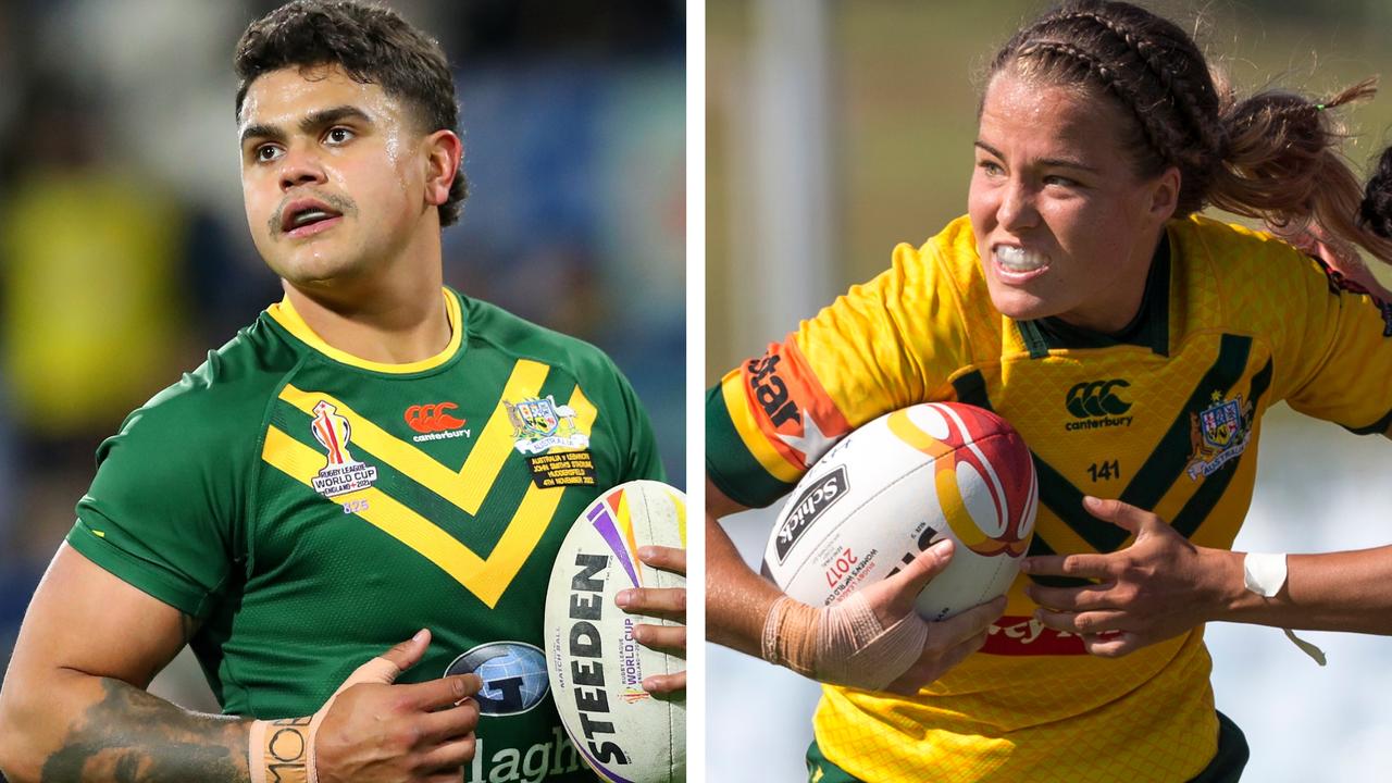 Latrell Mitchell and Isabelle Kelly.