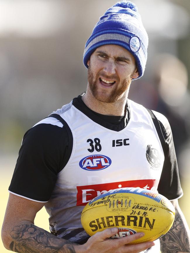 Jeremy Howe could boost the Pies by returning this week. Picture: AAP