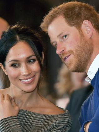 Meghan Markle and Prince Harry have invited the ‘90s girl group. Picture: Ben Birchall/Pool via AP