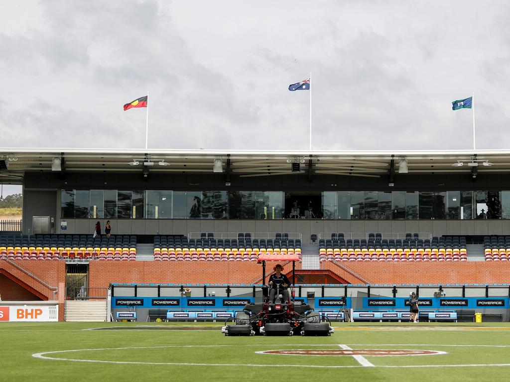 Brighton Homes Arena, Springfield, Ipswich on November 27, 2022 in Ipswich, Australia. (Photo by Dylan Burns/AFL Photos via Getty Images)
