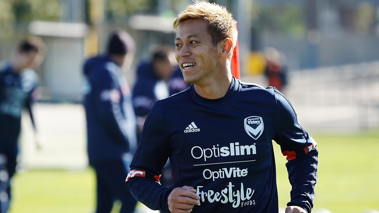 Keisuke Honda might do a double take if he lines up for Victory on Tuesday night.