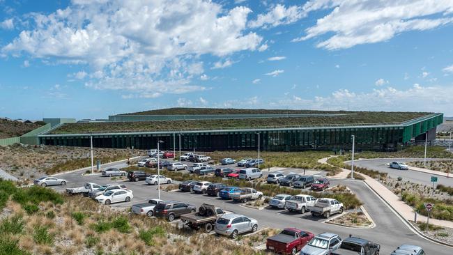 Victoria's desalination plant in Dalyston. Picture: Jake Nowakowski