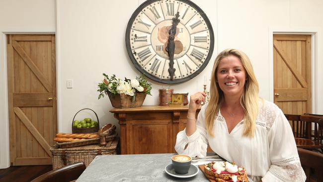 Owner Chloe Watts in The Loft, which has an antique farmhouse feel. Picture Glenn Hampson