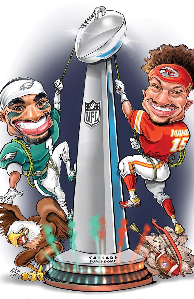 Super Bowl LIX. Artwork: Boo Bailey