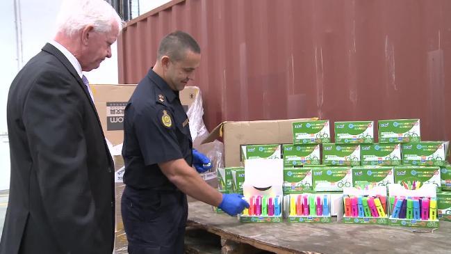 Highlighter pens used to smuggle drugs seized, 2.4million hits of ice stopped