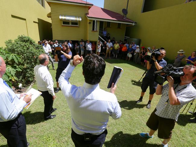 The auction drew a crowd which included 12 registered bidders. Picture: Peter Wallis