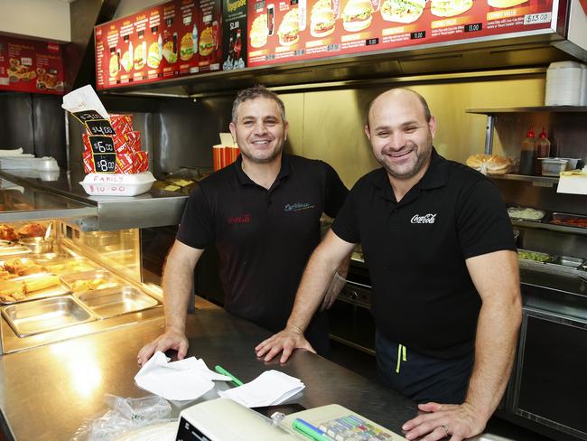 Charlie and Simon Yacoub said he will be able to hire more staff. Picture: Justin Lloyd