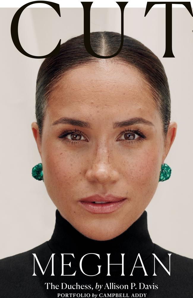 Meghan Markle recently sat down for a cover story with The Cut. Picture: Campbell Addy for The Cut