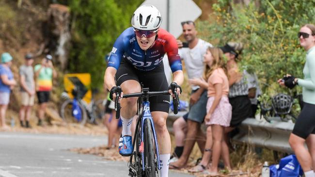 Grace Brown will return to defend her Women's Tour Down Under crown in January. Picture: Brenton EDWARDS/AFP