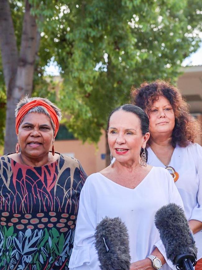 Federal Indigenous Australians Minister Linda Burney – alongside Assistant Indigenous Australians Minister Malarndirri McCarthy and Lingiari MP Marion Scrymgour – announced the $18m Central Australia Boarding Response Fund.