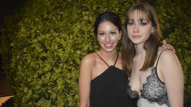 Evelyn and Jasmine at Queensland Academies Creative Industries formal.