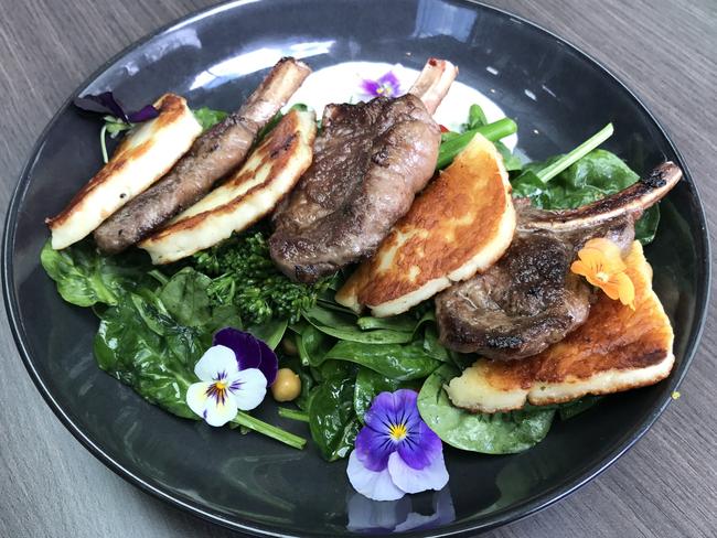 Lamb and haloumi. Picture: Jenifer Jagielski