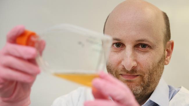 Associate Professor David Zielgler at the Children's Cancer Institute believes he has found a cure to a deadly brain cancer. Picture: Danny Aarons