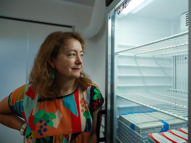 Dr Charlotte Hespe, of Glebe Family Medical Practice, which has no Covid-19 vaccines. Picture: Justin Lloyd