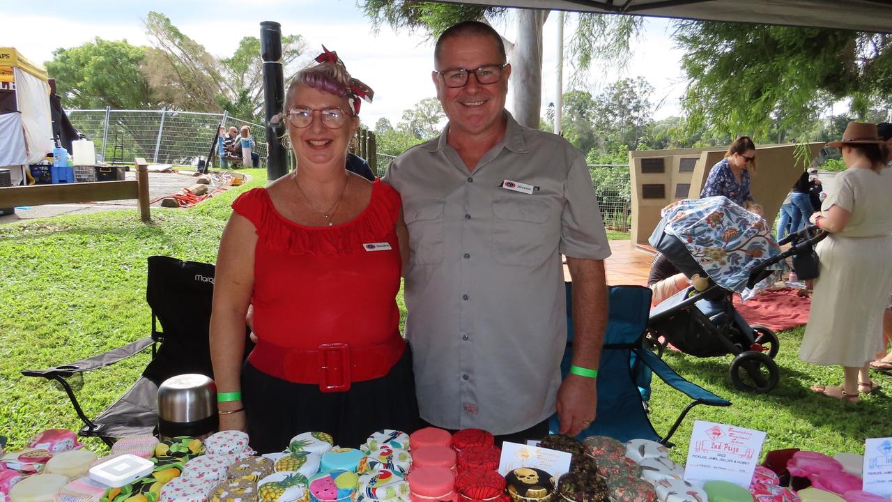 Sandra and Steven Johnson from Rob-Lee Rose at the Relish Food & Wine Festival.