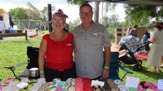 Sandra and Steven Johnson from Rob-Lee Rose at the Relish Food & Wine Festival.